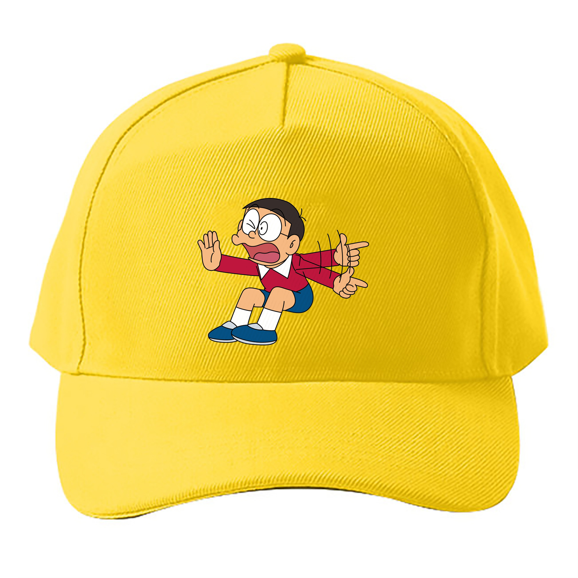 （画像用） ドラえもん 野比 のび太 Doraemon Nobita Nobi ベースボールキャップ 綿100％ 男女兼用 帽子 スポーツ